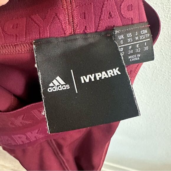 Adidas X Ivy Park Mesh Panel Cycling Shorts 556 - Picture 3 of 3